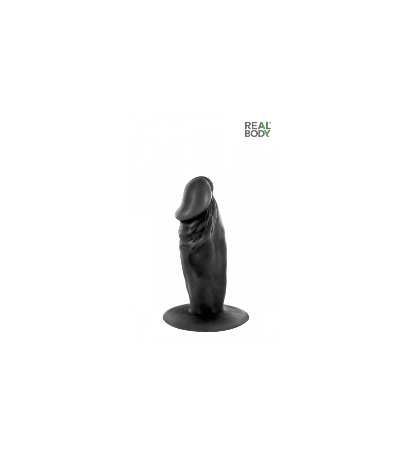 Plug anal réaliste noir 11 cm - Real Tim