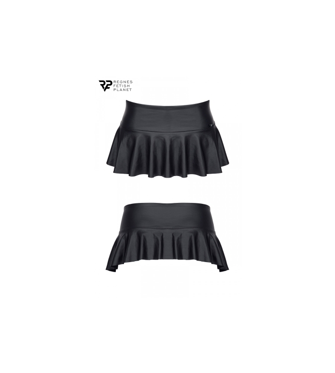 Mini jupe taille basse noire - Regnes