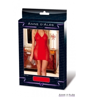 Robe rouge Dernier Tango - Anne d'Alès