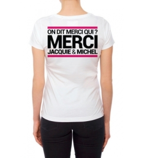 Tee-shirt  J&M blanc - spécial  femme